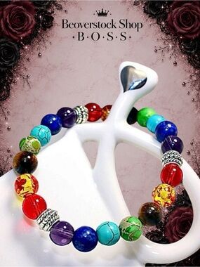 New Balance Your Energy Seven Chakra Healing Stone Bracelet